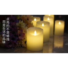 10 keys remote control  ivory white LED candle set for home hotel wedding decoration